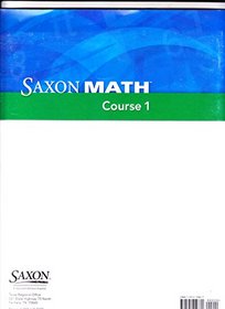 Texas Connect: Teacher Resource Notebook Grade 6 (Saxon MS Math Texas)