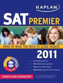 Kaplan SAT 2011 Premier with CD-ROM (Kaplan Sat Premier Live)