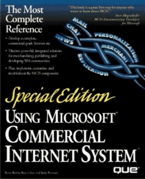 Using Microsoft Commercial Internet System (Special Edition Using)