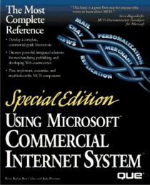 Using Microsoft Commercial Internet System (Special Edition Using)