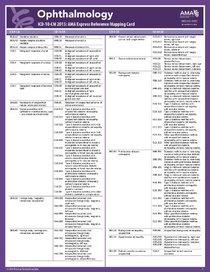 ICD-10 Mappings 2015 Express Reference Coding Card: Ophthalmology