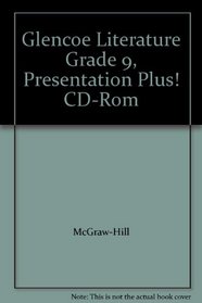 Glencoe Literature Grade 9, Presentation Plus! CD-Rom
