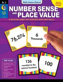 Number Sense & Place Value, Gr 3 - Math Games Galore