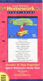 Webster's Punctuation & Capitalization Made Easy: Study Notes (Webster's Quick Reference Homework Study Guide Flip Cards : Genuine Flipper)