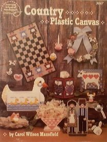 American School Of Needlework #3047: Country...Plastic Canvas, By Carol Wilson Mansfield