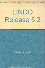 Lindo: User's Manual Release 5.3 Manual and Software/With Disk