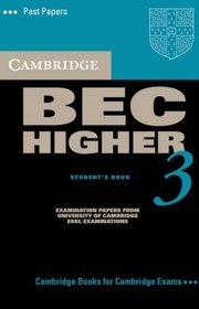 Cambridge BEC Higher 3 Audio Cassette (Cambridge Books for Cambridge Exams)