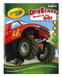 Crayola Dry Erase Learning Activity Book Green is for Go!