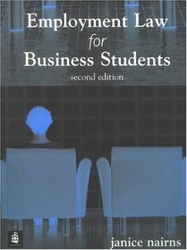 Employment Law for Business Students: Uk Edition