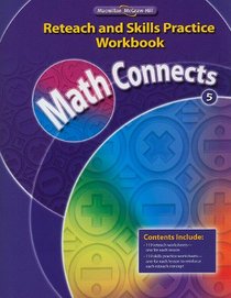 Math Concepts, Grade 5, Reteach and Skills Practice Workbook