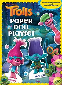 Trolls Paper Doll Playset