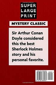 Sherlock Holmes in the Adventure of the Speckled Band (Super Large Print)