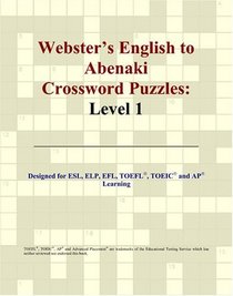 Webster's English to Abenaki Crossword Puzzles: Level 1