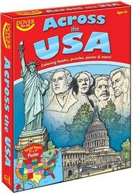 Across the USA Fun Kit (Dover Fun Kit)