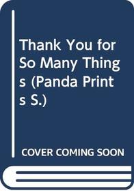 Thank You for So Many Things (Panda Prints)