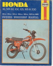 Honda XL/XR80, 100, 125, 185 and 200 Owner's Workshop Manual