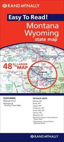 Rand Mcnally Easy to Read Montana/Wyoming: State Map (Rand McNally Easy to Read!)