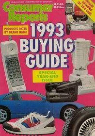 Consumer Reports 1993 Buying Guide Issue