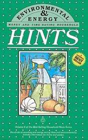 Household Hints  Environmental, Energy, Money and Time-Saving Hints for