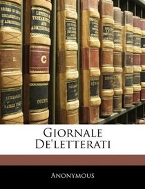 Giornale De'letterati (Italian Edition)