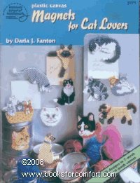 Plastic Canvas Magnets for Cat Lovers 3171