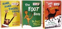 The Shape of Me and Other Stuff / The Foot Book / Hand, Hand, Fingers, Thumb (Bright and Early Board Books, Pack D)