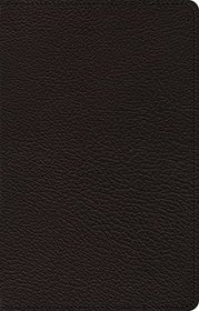 ESV Heirloom Large Print Thinline Reference Bible (Goatskin, Black)
