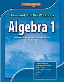 Algebra 1, Homework Practice Workbook