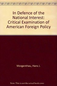 In Defense of the National Interest