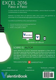 Excel 2016 Paso a Paso: (Actualizacin Constante) (Spanish Edition)