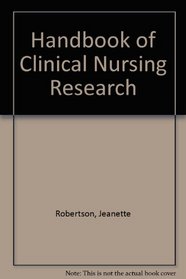 Handbook of Clinical Nurs Research