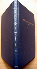Magna Charta Sureties 1215: The Barons Named in the Magna Charta, 1215, and Some of Their Descendants Who Settled in America, 1607-1650