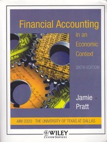 (WCS)Financial Accounting in an Economic Context 6th Edition for University of Texas at Dallas