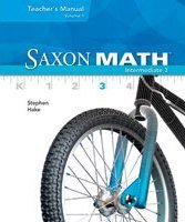 Saxon Math  Grade 3 Teacher's Manual Intermediate, 2 Vol set