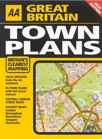 AA Great Britain Town Plans (Road Atlas)