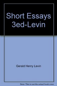 Short Essays 3ed-Levin