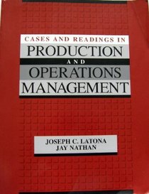 Cases and Readings in Production and Operations Management (Quantitative Methods and Applied Statistics)