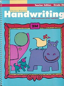 Handwriting Teacher Edition 2M