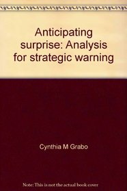 Anticipating surprise: Analysis for strategic warning