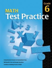 Math Test Practice Consumable, Grade 6
