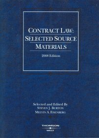 Contract Law: Selected Source Materials, 2008 ed. (American Casebooks)