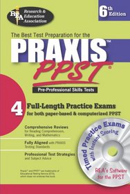 Praxis PPST w/ CD (REA)-The  Best Test Prep for Pre-Professional Skills Test (TESTware)
