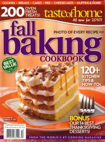 Taste of Home Fall Baking Cookbook
