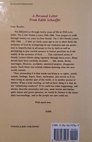 Dear family: The L'Abri family letters, 1961-1986