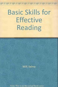Basic Skills for Effective Reading