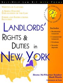 Landlords' Rights and Duties in New York (Self-Help Law Kit With Forms)