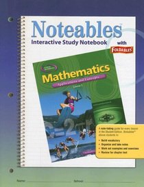 Mathematics: Applications and Concepts, Course 3, Noteables: Interactive Study Notebook with Foldables (Noteables)