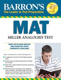 Barron's MAT, 11th Edition: Miller Analogies Test