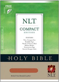 Holy Bible: NLT British Tan  Bonded Leather