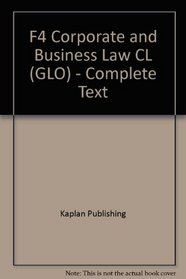 F4 Corporate and Business Law CL (GLO) - Complete Text